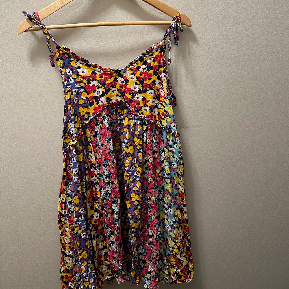 Never Worn Floral Spaghetti Strap Dress